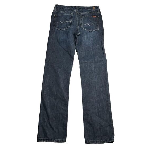 7 For All Mankind Slimmy Youth Denim Jeans Girl’s 16 Dark Wash - Picture 2 of 8